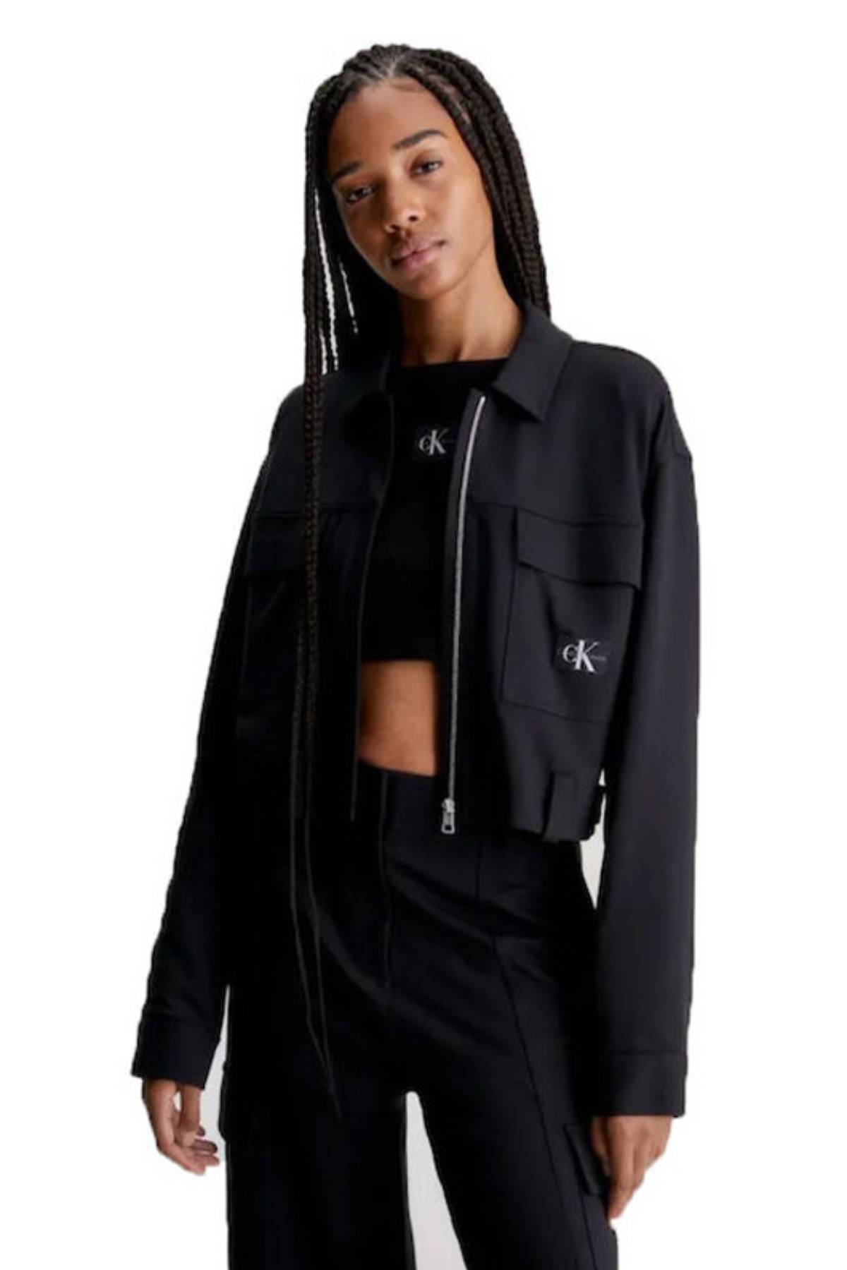 Calvin Klein Kadın Ceket-BLACK
