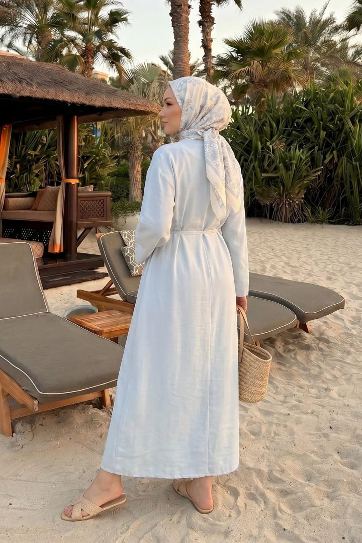 Sultan Basic Elbise 0001 - BEBE MAVİSİ |  