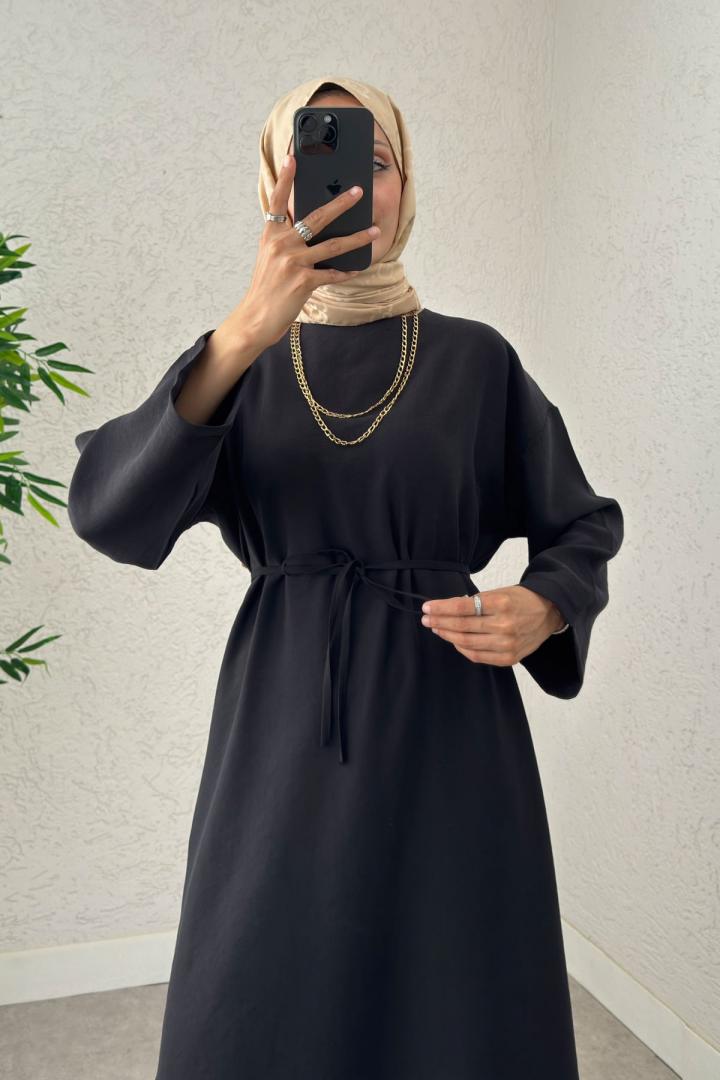 Sultan Basic Elbise 0001 - SİYAH |  