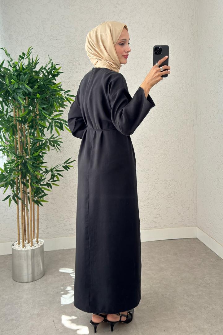 Sultan Basic Elbise 0001 - SİYAH |  