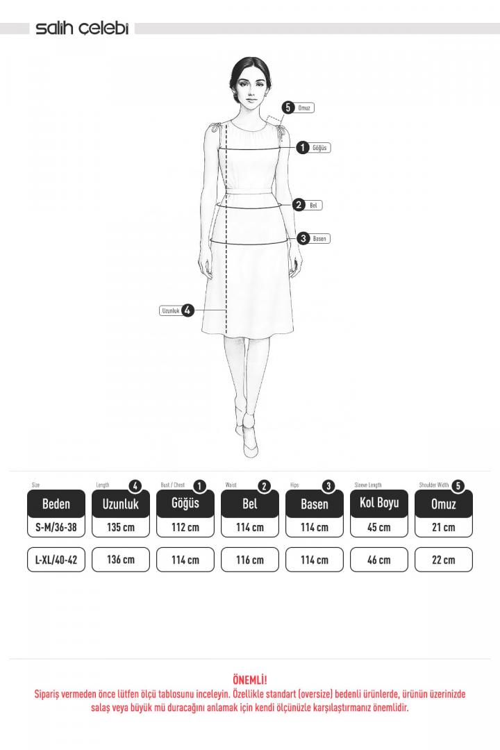 Sultan Basic Elbise 0001 - HAKİ | Salih Çelebi 