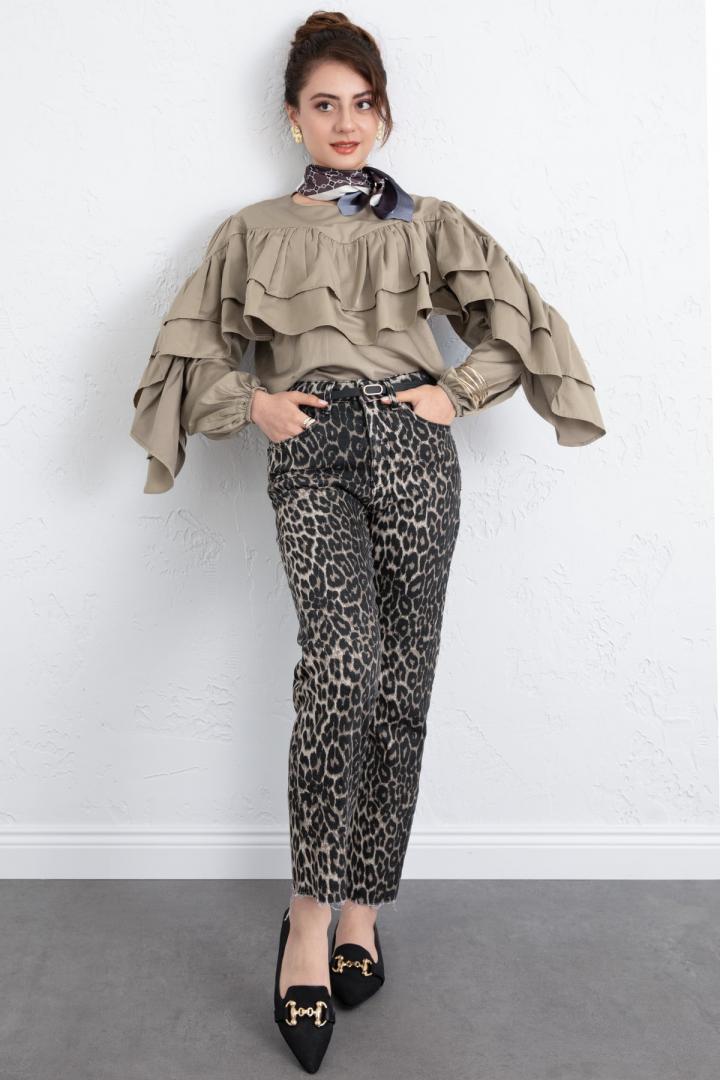 Volan Detay Bluz 0087 - HAKİ |  