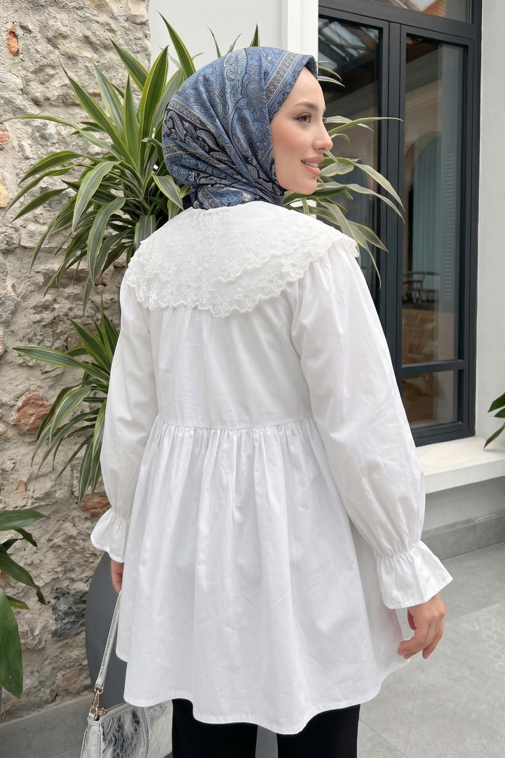 Prenses Tunik 2345 - BEYAZ |  