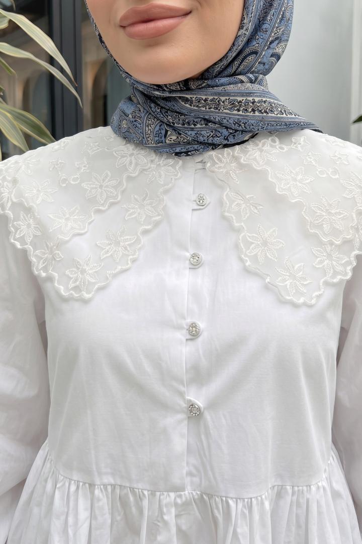 Prenses Tunik 2345 - BEYAZ |  