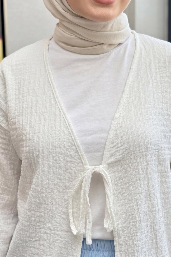 Bürümcük Kimono 2360 - BEYAZ |  
