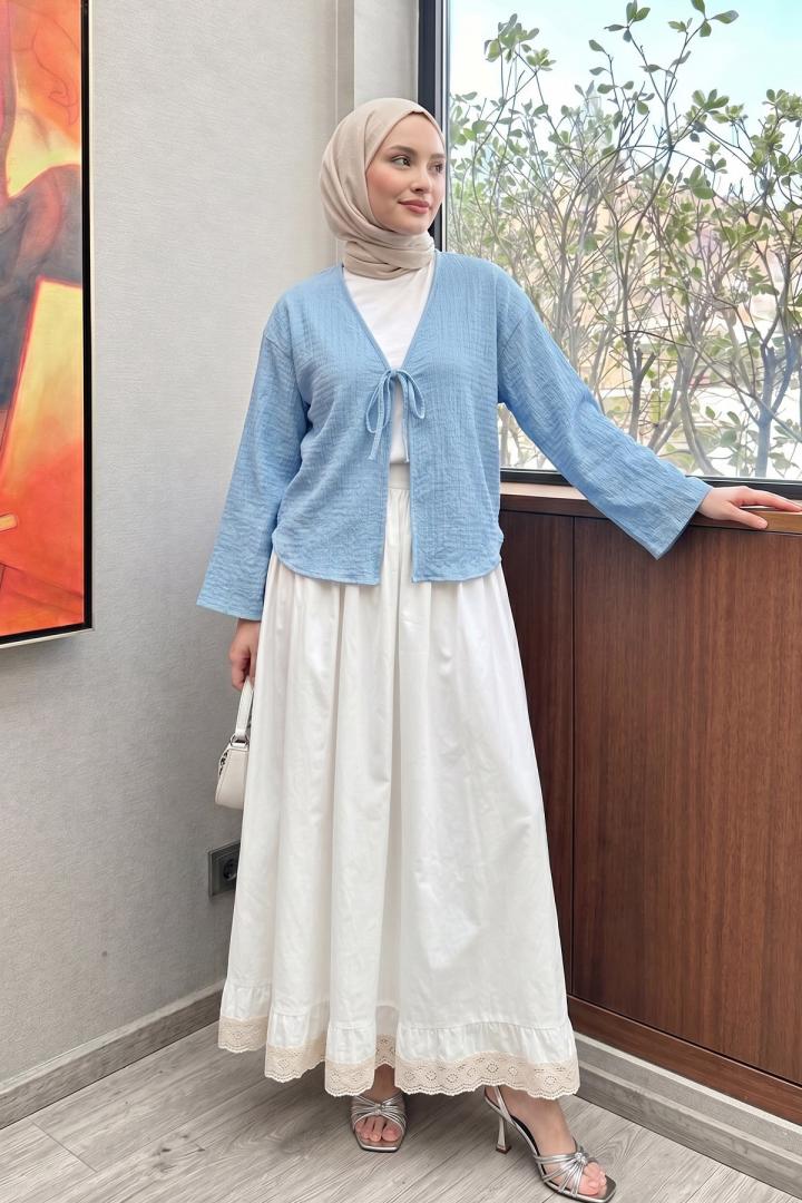 Bürümcük Kimono 2360 - MAVİ |  