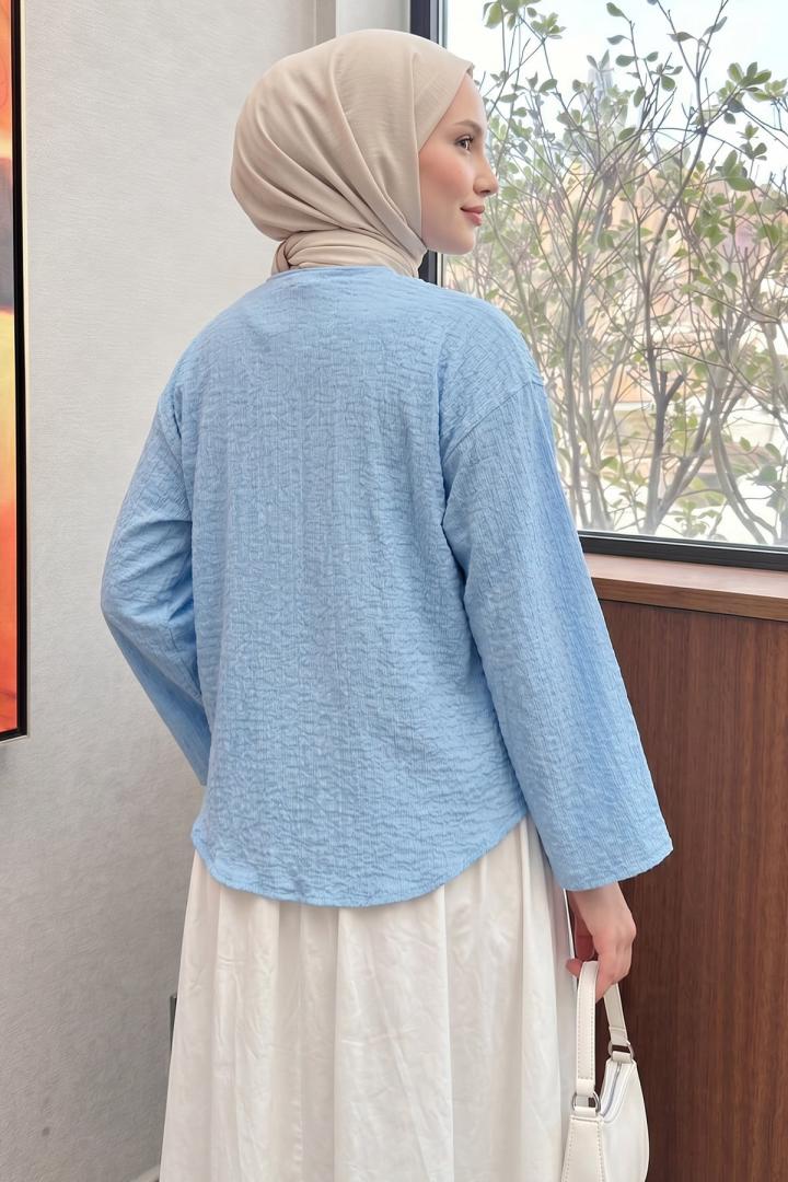 Bürümcük Kimono 2360 - MAVİ |  