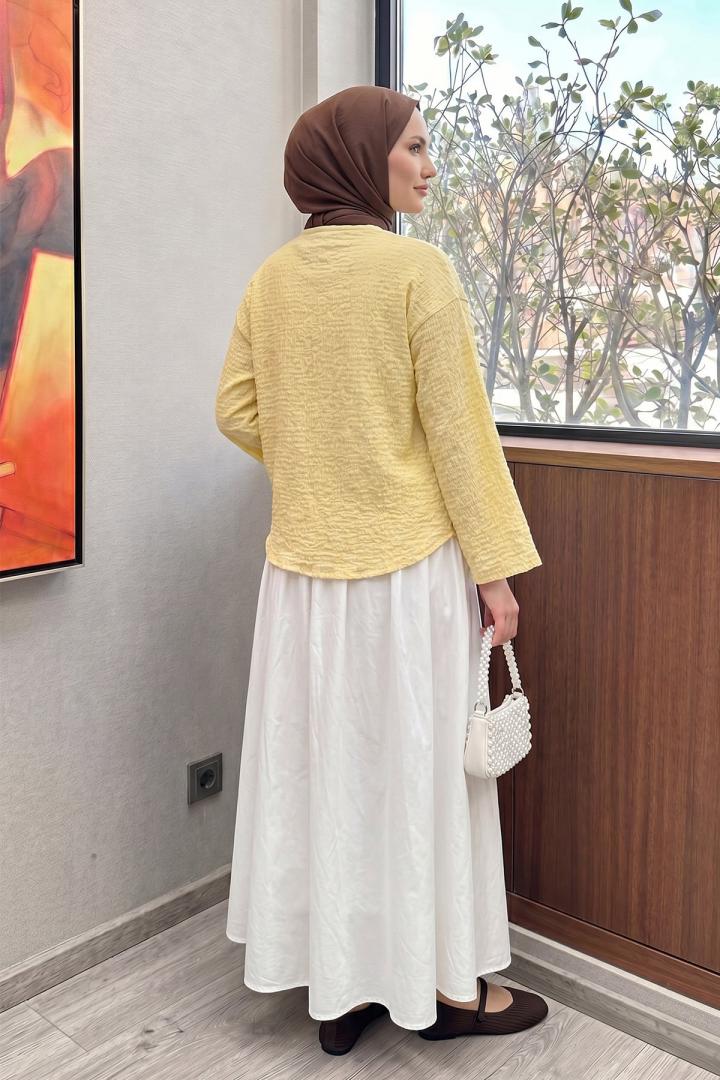 Bürümcük Kimono 2360 - SARI |  