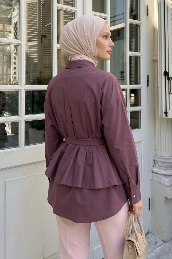 Aller Detaylı Tunik Y0123 - MÜRDÜM |  