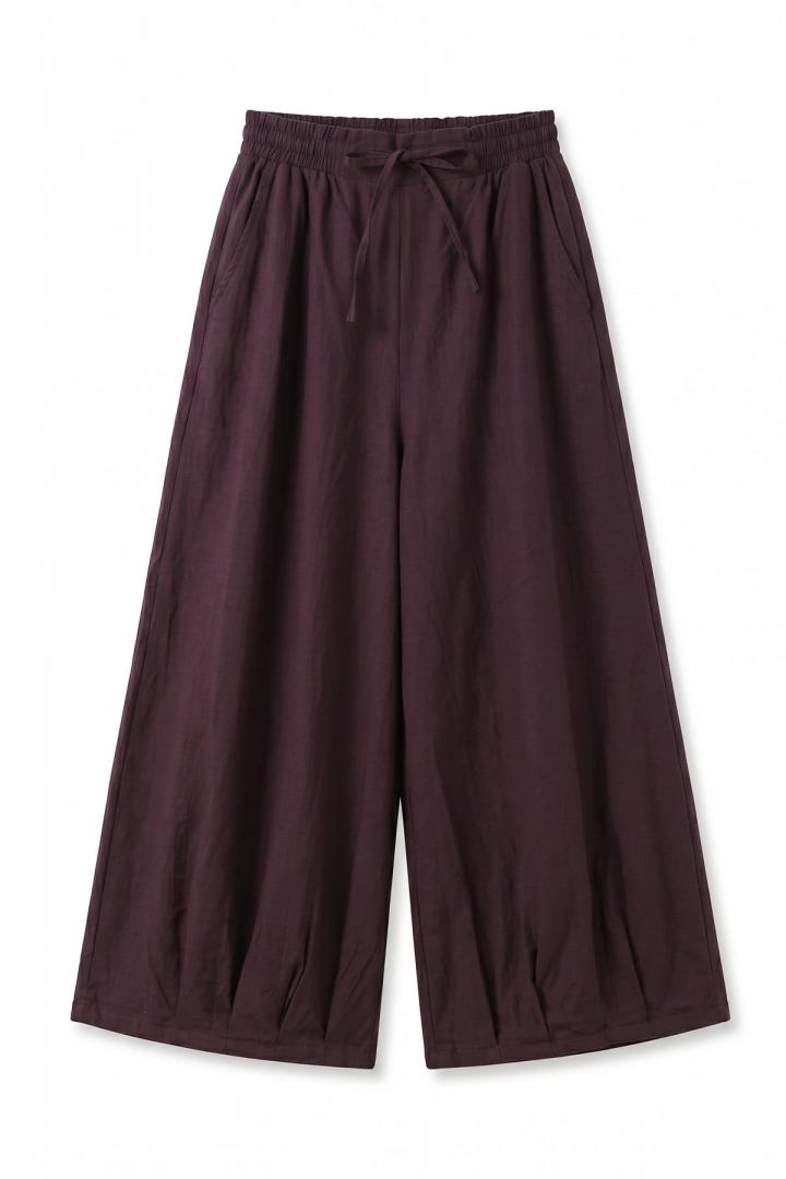 Geniş Paça Şalvar Pantolon Y0145 - MÜRDÜM |  