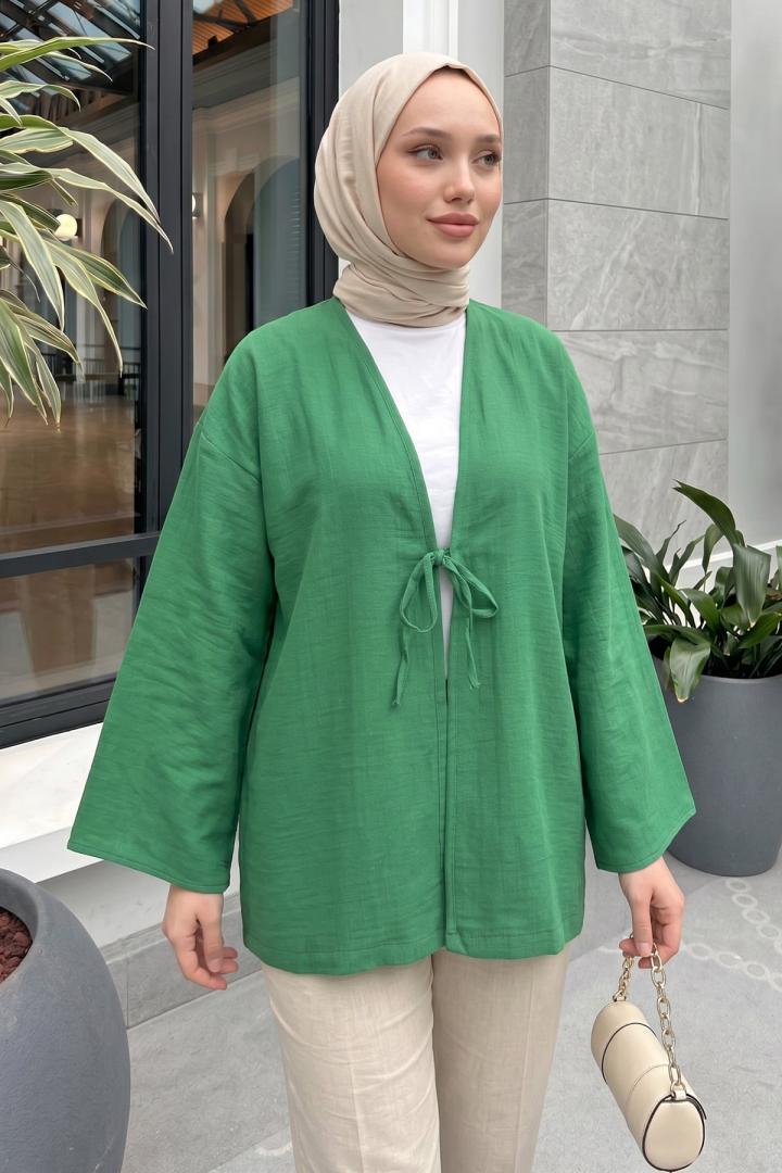 Lina Kimono 43434 - YEŞİL |  