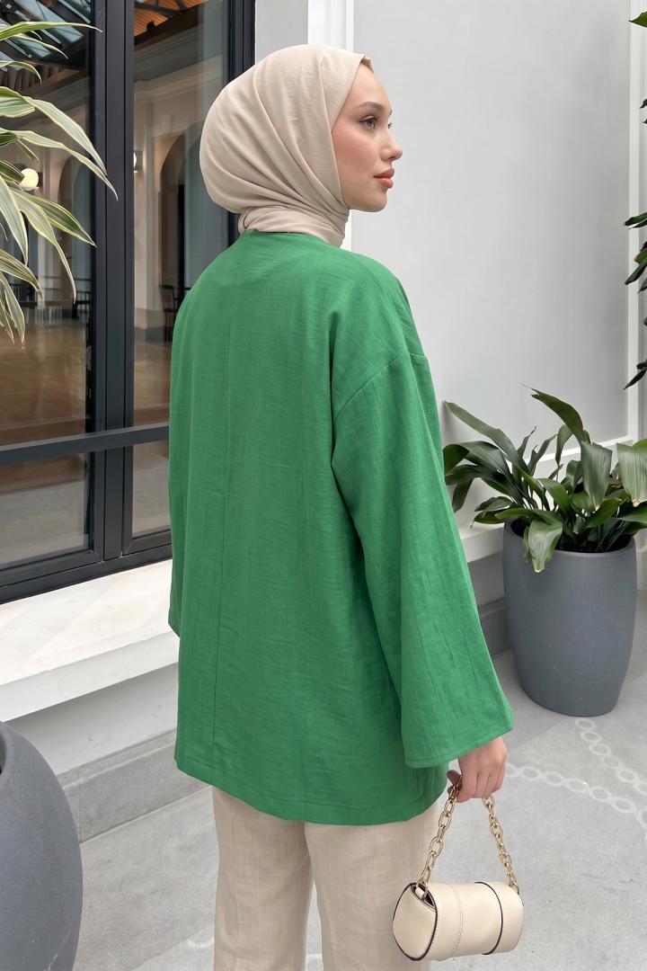 Lina Kimono 43434 - YEŞİL |  