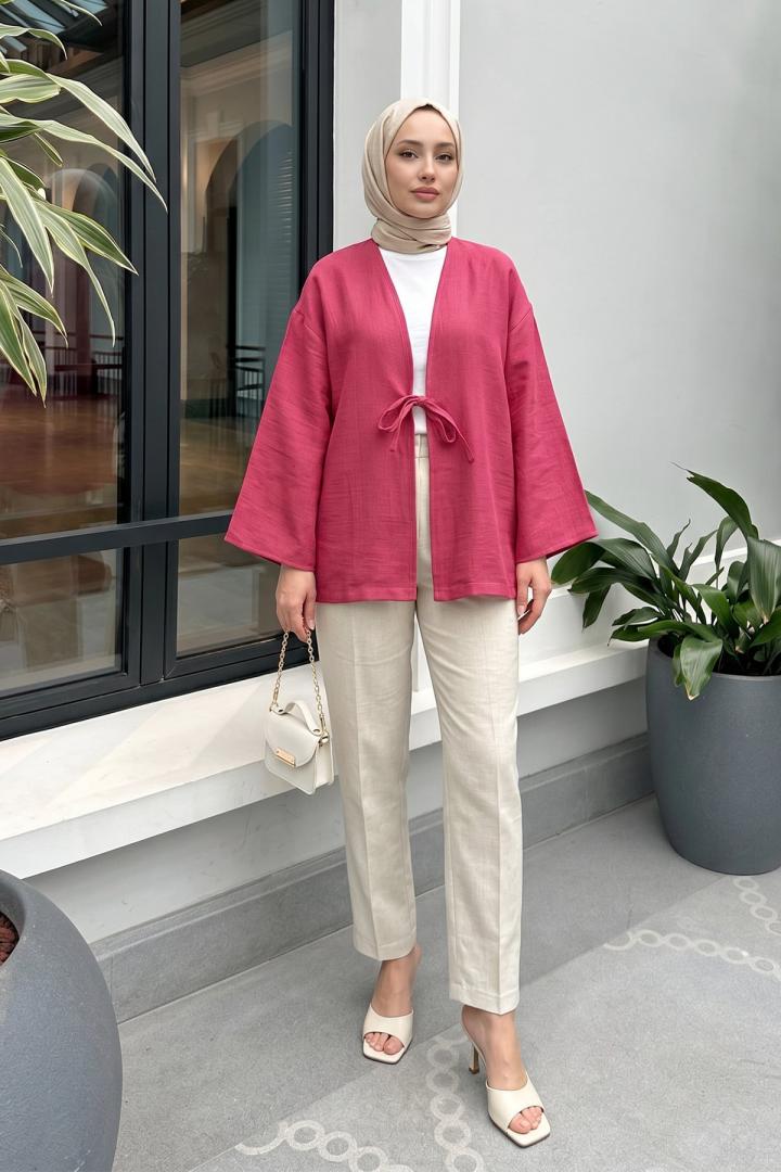 Lina Kimono 43434 - FUŞYA |  