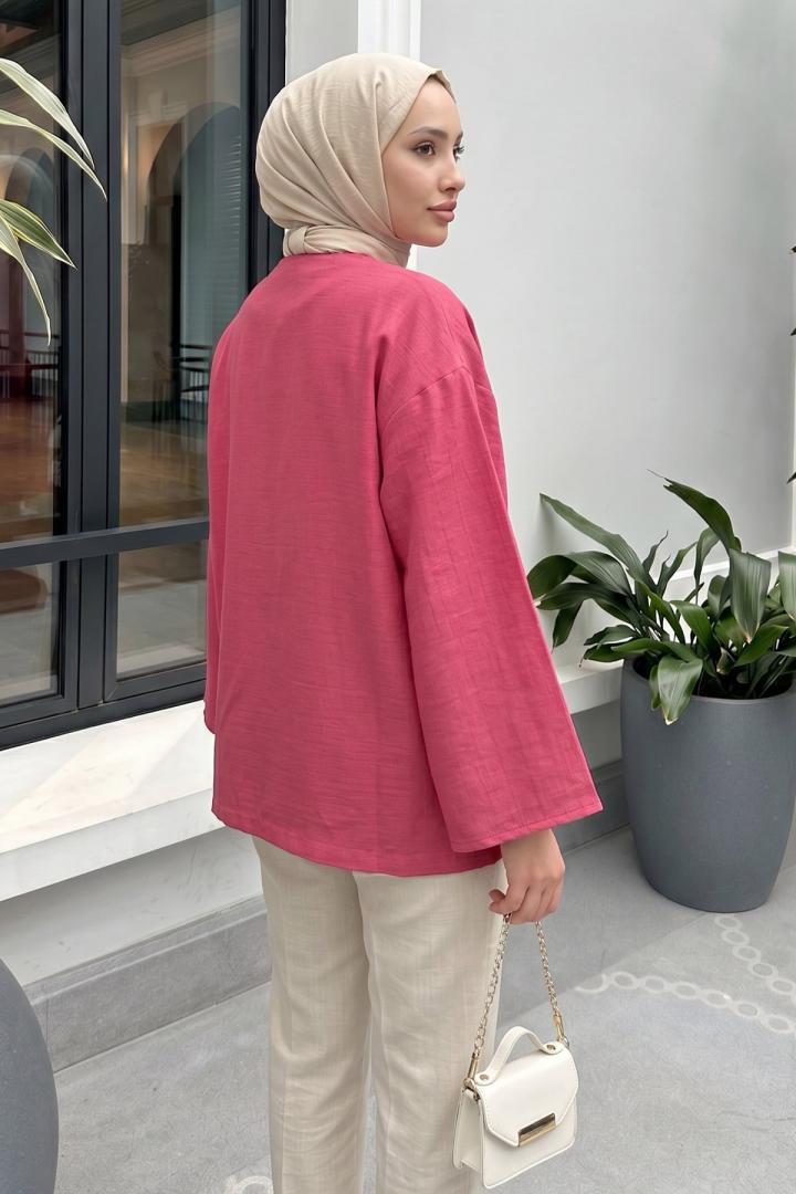 Lina Kimono 43434 - FUŞYA |  