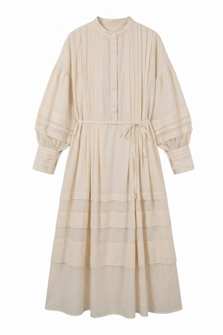 Vual Pile Elbise 255037 - KREM |  