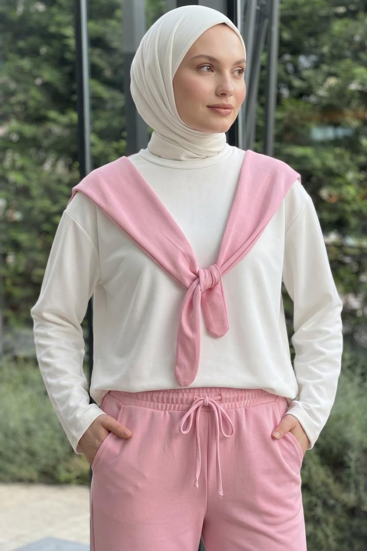 Drape Duo Takım 263006 - AÇIK PEMBE |  