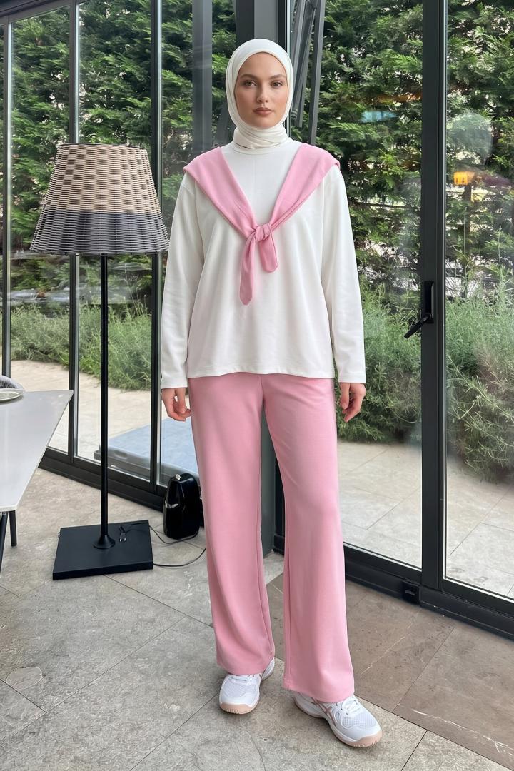 Drape Duo Takım 263006 - AÇIK PEMBE |  