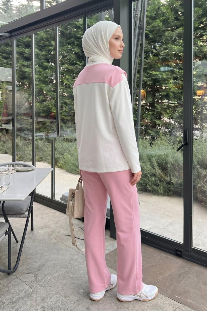 Drape Duo Takım 263006 - AÇIK PEMBE |  