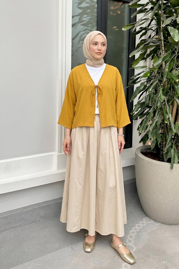 İp Bağcıklı Kimono 2362 - HARDAL | Salih Çelebi 