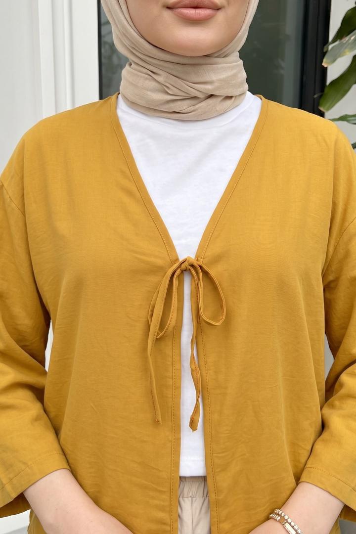 İp Bağcıklı Kimono 2362 - HARDAL | Salih Çelebi 