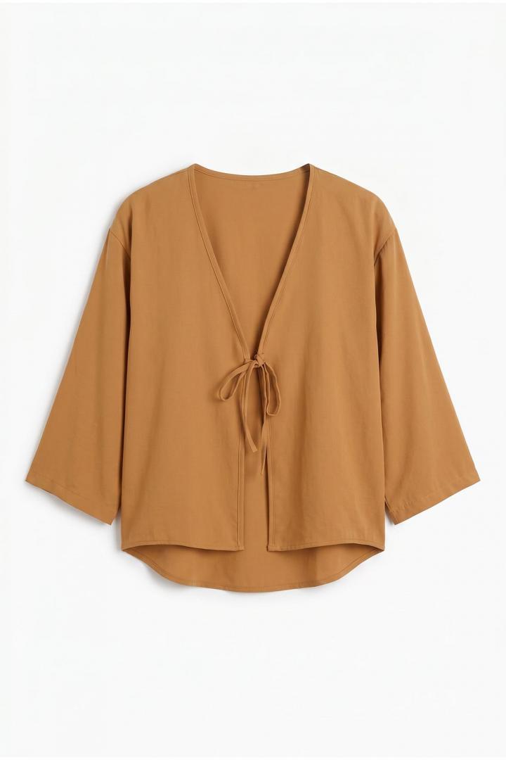 İp Bağcıklı Kimono 2362 - AÇIK TABA |  