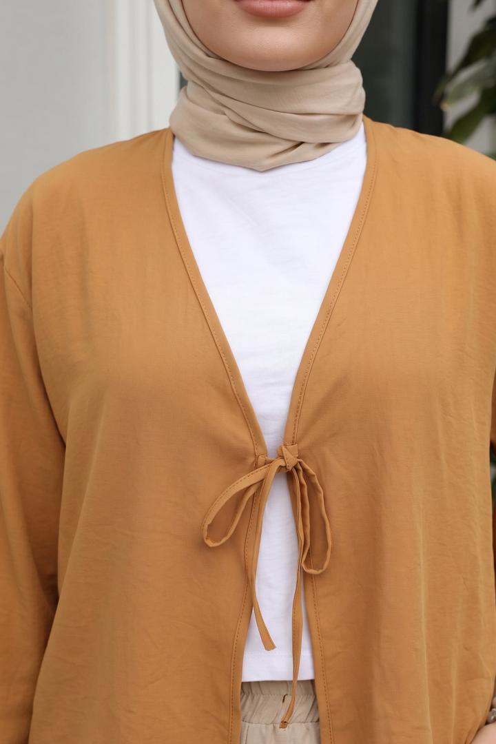 İp Bağcıklı Kimono 2362 - AÇIK TABA |  