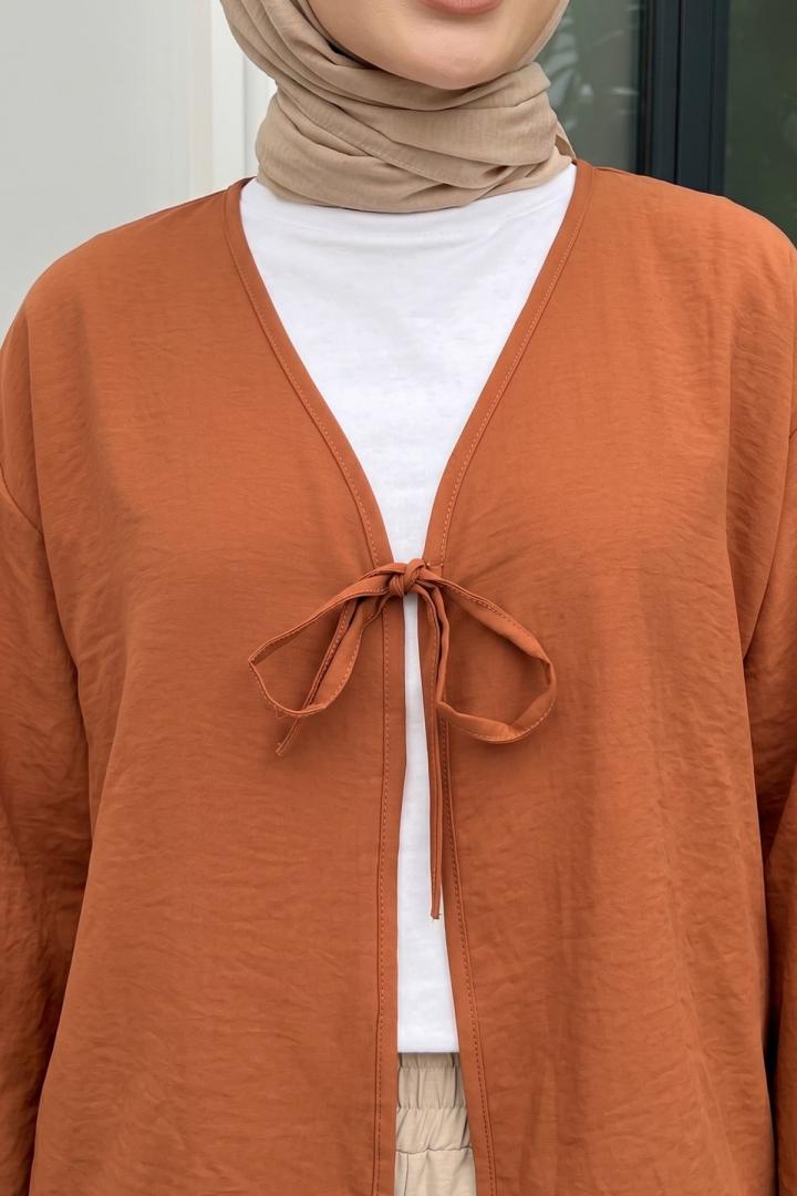İp Bağcıklı Kimono 2362 - TABA |  