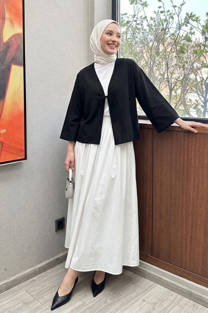 Lora Kimono 2351 - SİYAH |  