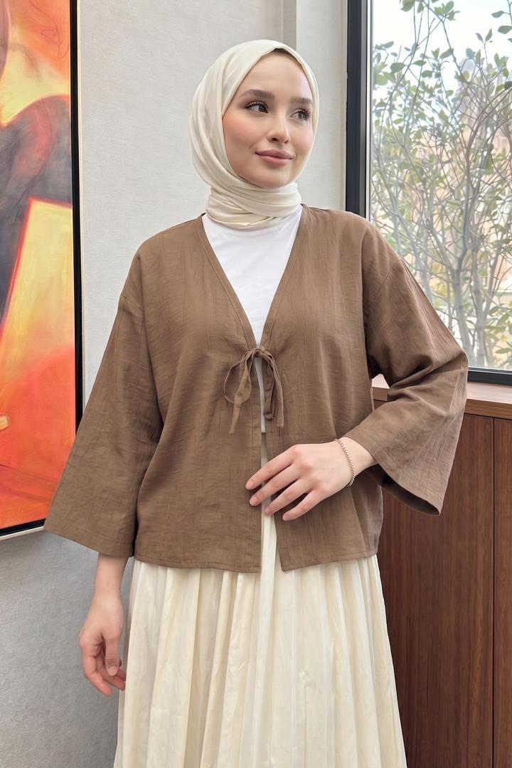 Lora Kimono 2351 - CAMEL | Salih Çelebi 
