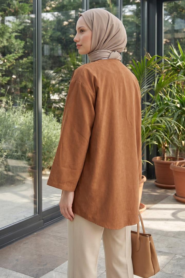 Çift Bağcıklı Uzun Kimono 262353 - TARÇIN |  
