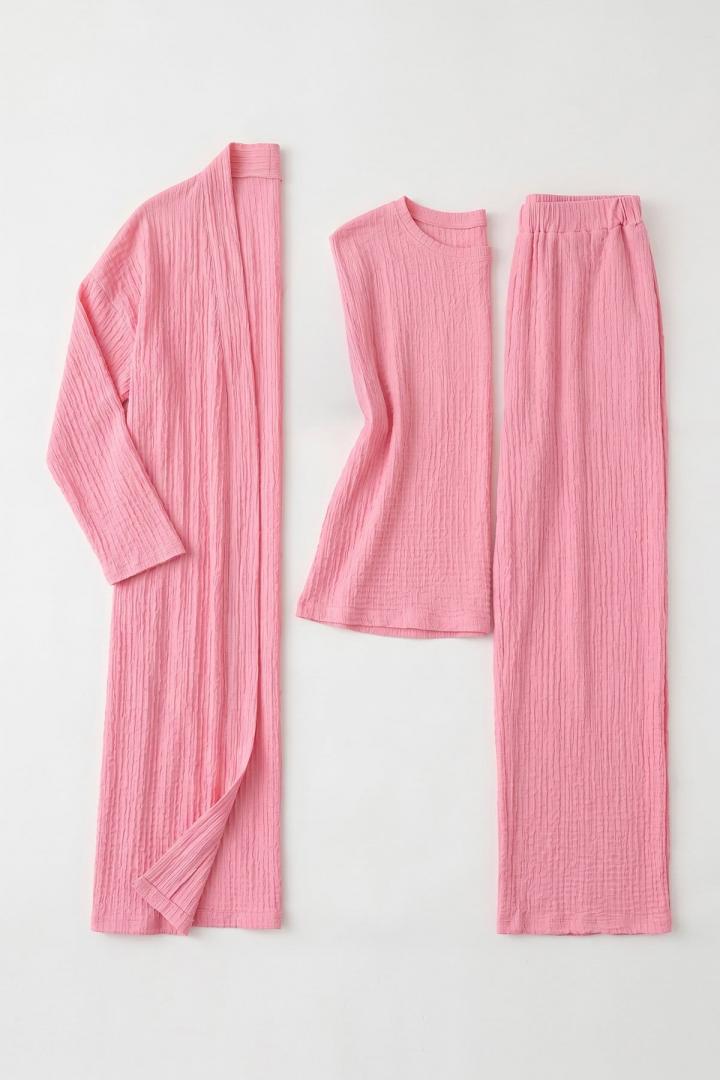 Üçlü Bürümcük Takım Y0154 - PEMBE |  