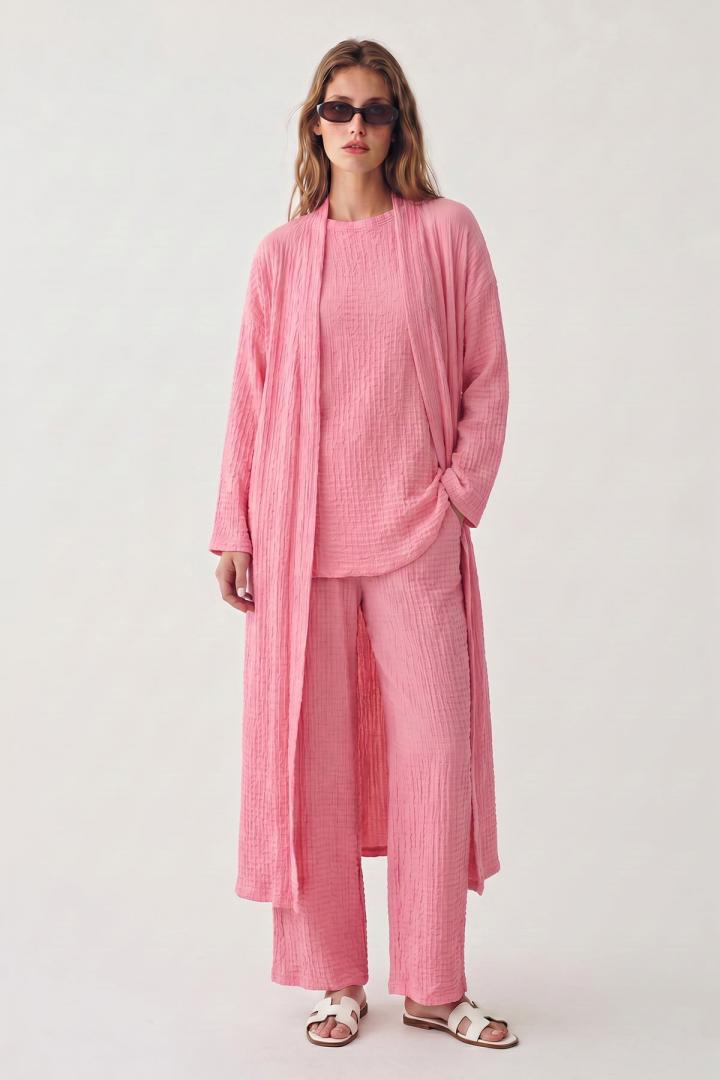 Üçlü Bürümcük Takım Y0154 - PEMBE |  