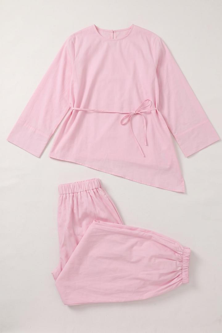 Asimetrik Vual Takım Y0161 - PEMBE  |  