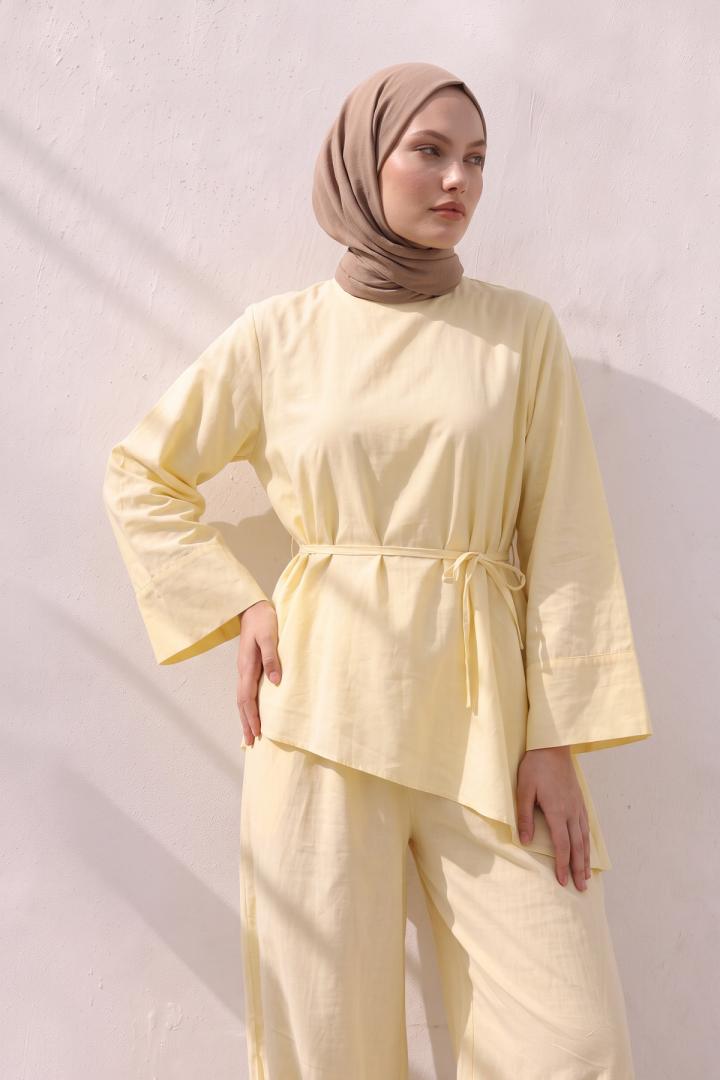 Asimetrik Vual Takım Y0161 - SARI |  