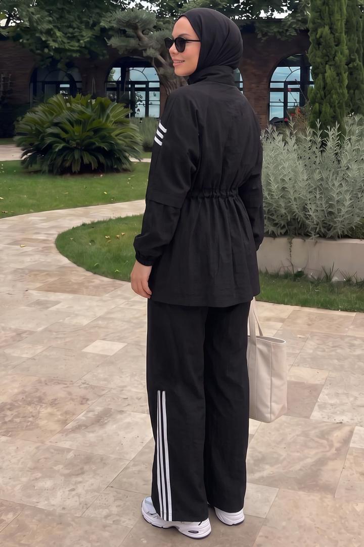 Şeritli Spor Takım 1717 - SİYAH |  