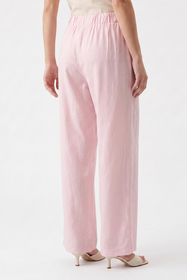Keten Pantolon Y0155-1 - AÇIK PEMBE | Salih Çelebi 