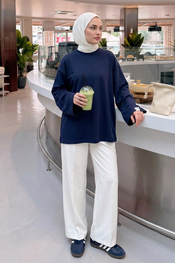 Basic Tunik 27134 - LACİVERT | Salih Çelebi 