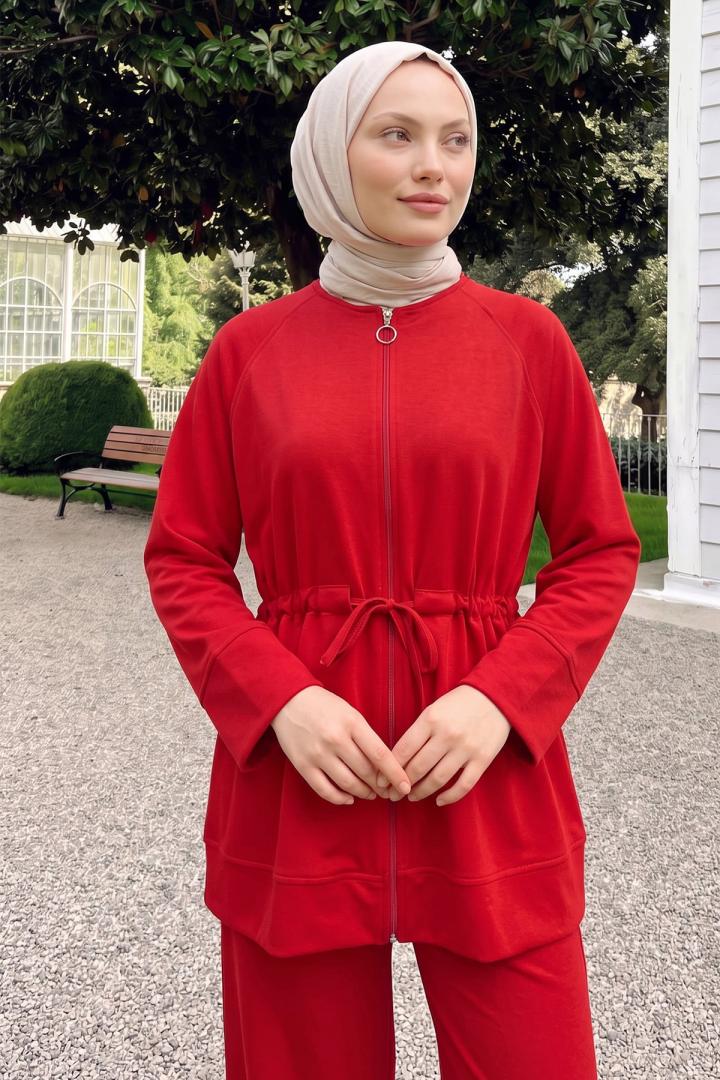 Bel Büzgülü Takım 89133 - KIRMIZI | Salih Çelebi 