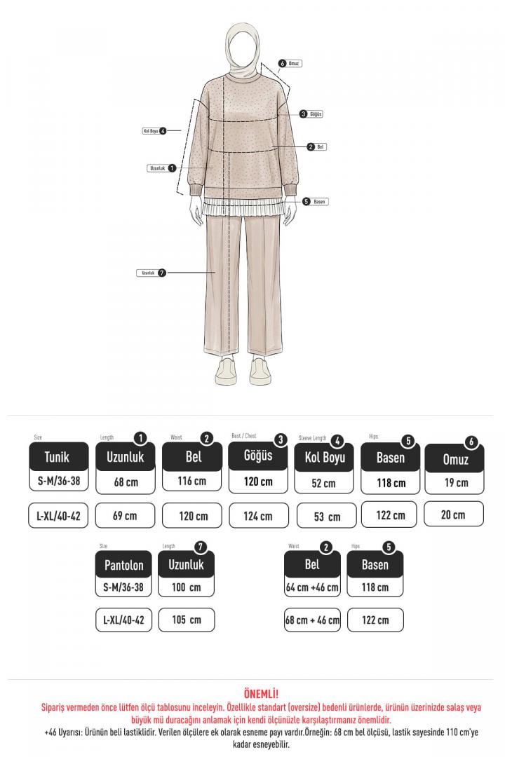 Şifon Garnili Taşlı Takım 4572 - BORDO | Salih Çelebi 